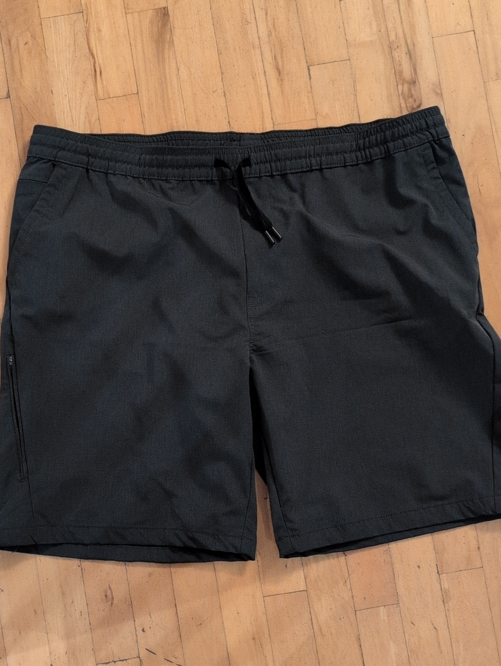 Kenneth Cole Black Athletic Drawstring Shorts